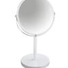 Espejo de metal 2X Blanco